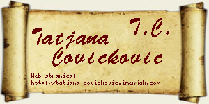 Tatjana Čovičković vizit kartica